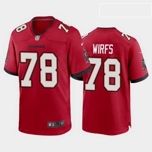 men tristan wirfs tampa bay buccaneers red game jersey 2020