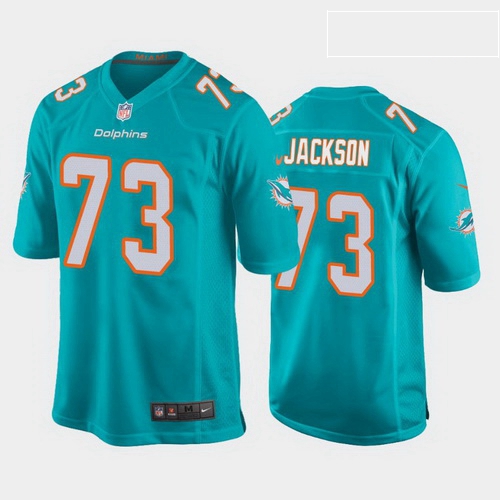 men austin jackson miami dolphins aqua game jersey