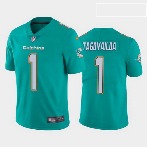 men tua tagovailoa miami dolphins aqua vapor limited jersey