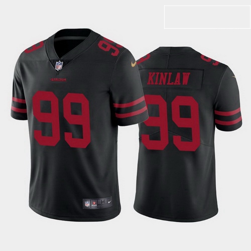 men javon kinlaw san francisco 49ers black vapor limited jersey