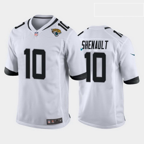 men laviska shenault jacksonville jaguars white game jersey