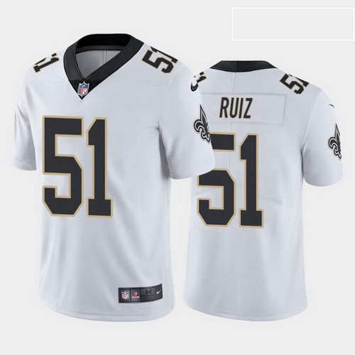 men cesar ruiz new orleans saints white vapor limited jersey