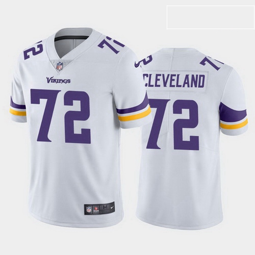 men ezra cleveland minnesota vikings white vapor limited jersey