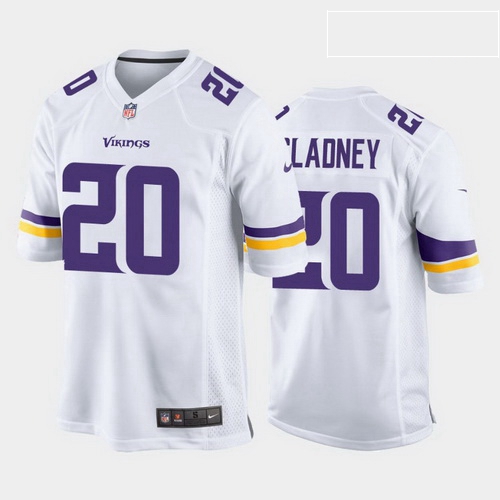 men jeff gladney minnesota vikings white game jersey