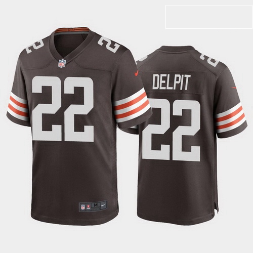 men grant delpit cleveland browns brown game jersey