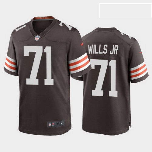 men jedrick wills cleveland browns brown game jersey 2020