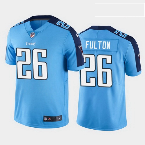 men kristian fulton tennessee titans light blue vapor limited jersey