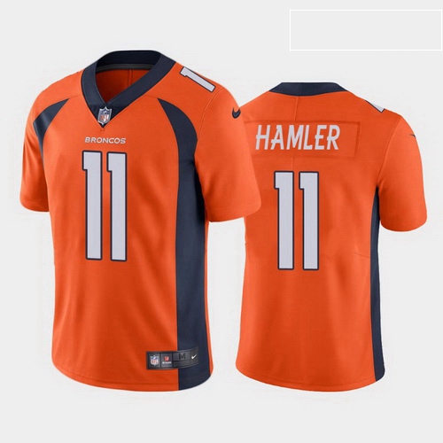 men k.j. hamler denver broncos orange vapor limited jersey