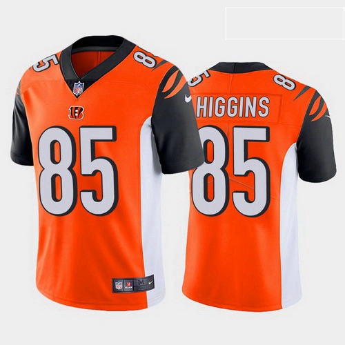 men tee higgins cincinnati bengals orange vapor limited jersey