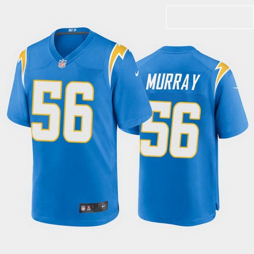 men kenneth murray los angeles chargers powder blue game jersey 2020