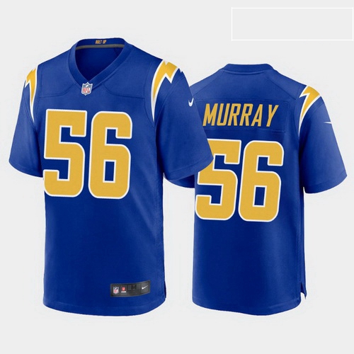 men kenneth murray los angeles chargers royal 2nd alternate game jersey 2020