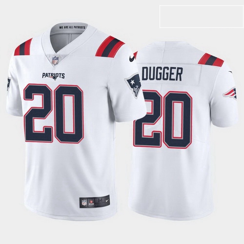 men kyle dugger new england patriots white vapor limited jersey