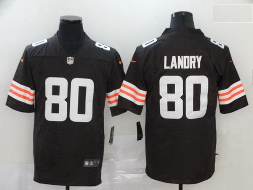 Men Jarvis Landry Cleveland Browns Nike Rush Limited Vapor Untouchable Jersey Brown