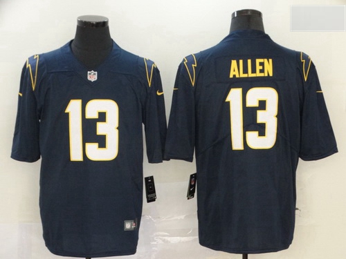 Men Nike Los Angeles 13 Chargers Keenan Allen 2020 Blue Vapor Limited Jersey