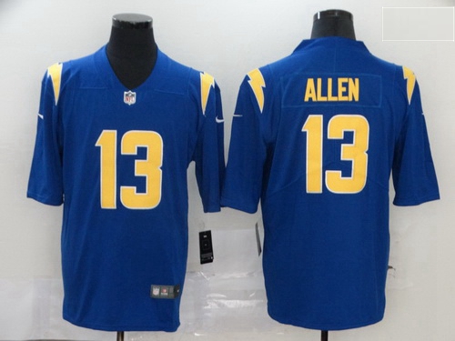 Men Nike Los Angeles 13 Chargers Keenan Allen Blue Vapor Limited Jersey