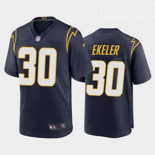 Men Nike Los Angels Chargers 30 Austin Ekeler Navy blue Vapor Limited Jersey