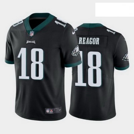 Youth jalen reagor philadelphia eagles 18 Black vapor limited jersey