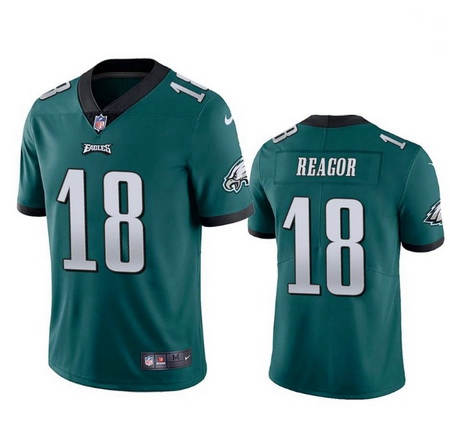 Youth jalen reagor philadelphia eagles 18 Green vapor limited jersey