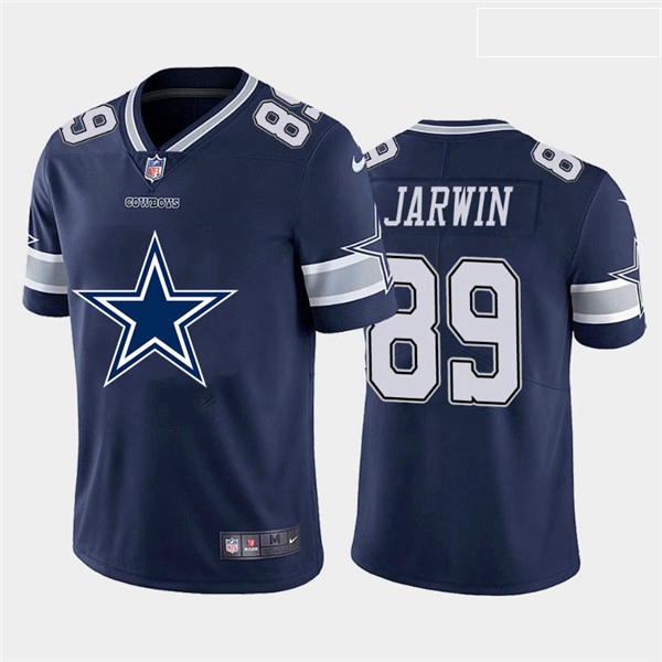 Nike Cowboys 89 Blake Jarwin Navy Team Big Logo Vapor Untouchable Limited Jersey