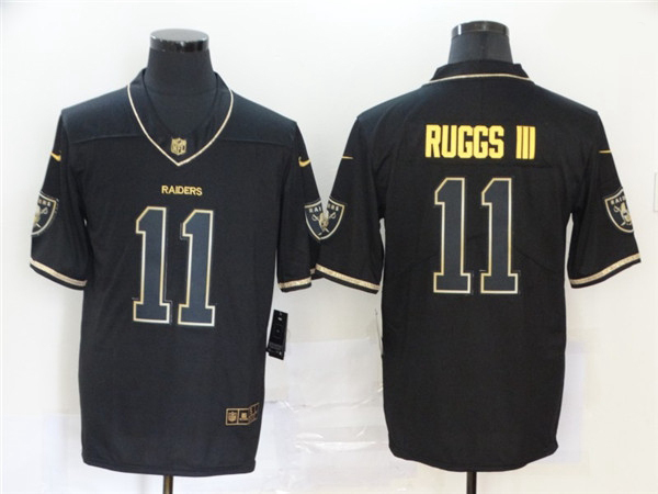 Nike Raiders 11 Henry Ruggs III Black Gold Vapor Untouchable Limited Jersey