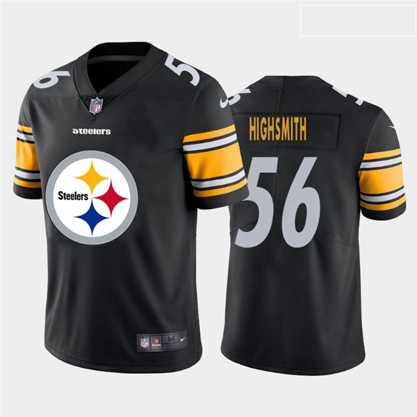 Nike Steelers 56 Alex Highsmith Black Team Big Logo Vapor Untouchable Limited Jersey