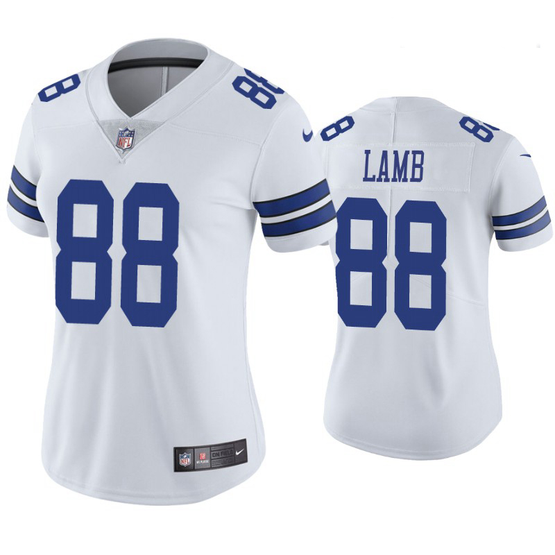 Women Cowboys  88 CeeDee Lamb white Team Color Men Stitched NFL Vapor Untouchable Limited Jersey