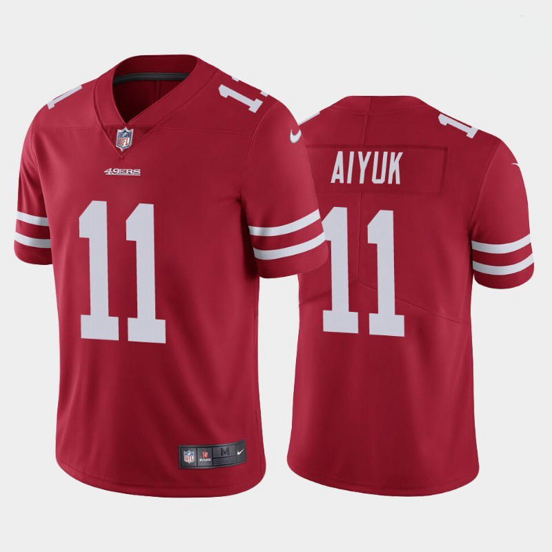 Youth Nike 49ers 11 Brandon Aiyuk Red Youth 2020 NFL Draft First