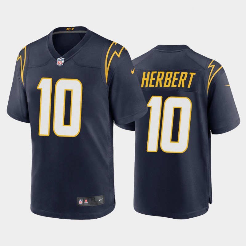 Youth Nike Chargers 10 Justin Herbert Navy Youth 2020 NFL Draft First Round Pick Vapor Untouchable L