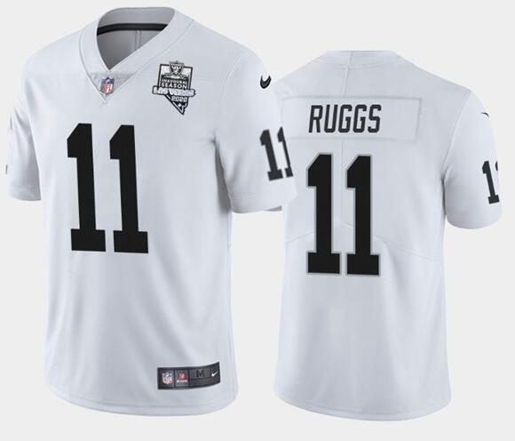 Men's Oakland Raiders White #11 Henry Ruggs 2020 Inaugural Season Vapor Limited Stitched NFL Jersey