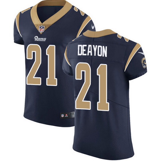 Nike Rams 21 Donte Deayon Navy Blue Team Color Men Stitched NFL 