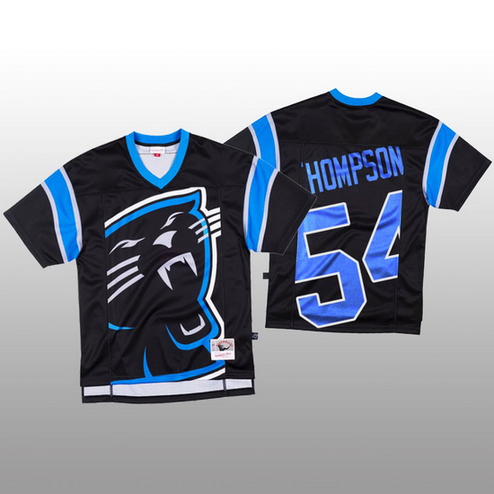 NFL Carolina Panthers 54 Shaq Thompson Black Men Mitchell  26 Nell Big Face Fashion Limited NFL Jers