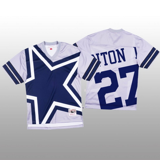 NFL Dallas Cowboys 27 Ha Ha Clinton Dix White Men Mitchell  26 N