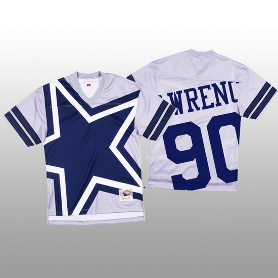 NFL Dallas Cowboys 90 Demarcus Lawrence White Men Mitchell  26 N