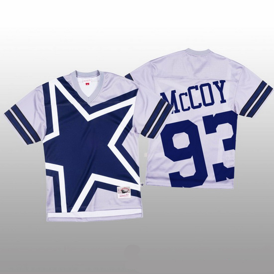 NFL Dallas Cowboys 93 Gerald McCoy White Men Mitchell  26 Nell B