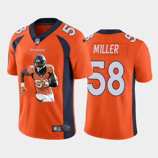 Denver Broncos 58 Von Miller Men Nike Player Signature Moves Vap