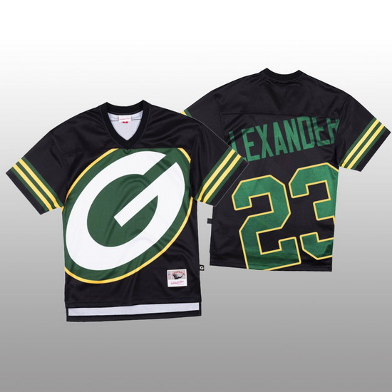 NFL Green Bay Packers 23 Jaire Alexander Black Men Mitchell  26 Nell Big Face Fashion Limited NFL Je