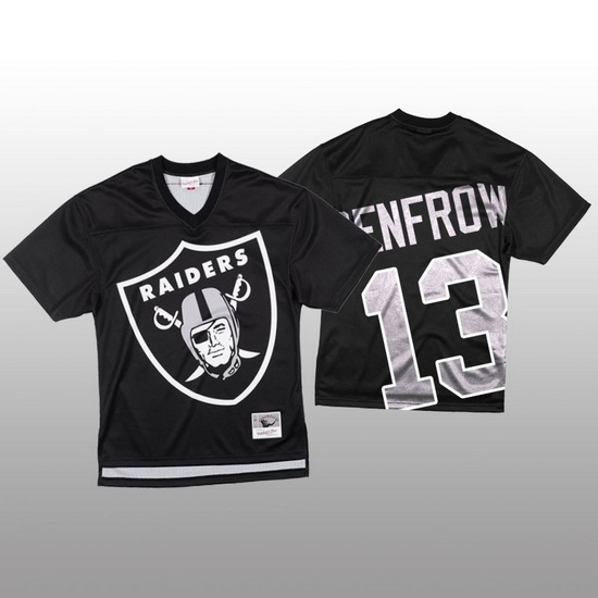 NFL Las Vegas Raiders 13 Hunter Renfrow Black Men Mitchell  26 Nell Big Face Fashion Limited NFL Jer