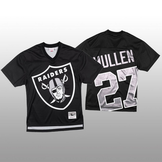 NFL Las Vegas Raiders 27 Trayvon Mullen Black Men Mitchell  26 Nell Big Face Fashion Limited NFL Jer