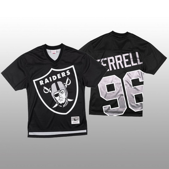 NFL Las Vegas Raiders 96 Clelin Ferrell Black Men Mitchell  26 Nell Big Face Fashion Limited NFL Jer