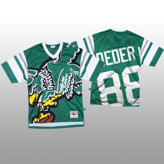 NFL Philadelphia Eagles 88 Dallas Goedert Green Men Mitchell  26 Nell Big Face Fashion Limited NFL J