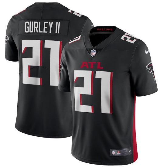 Atlanta Falcons 21 Todd Gurley II Men Nike Black 2020 Vapor Untouchable Limited NFL Jersey