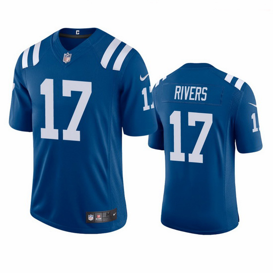Indianapolis Colts 17 Philip Rivers Men Nike Royal 2020 Vapor Limited Jersey