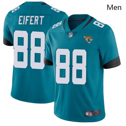 Men Nike Jaguars 88 Tyler Eifert Vapor Untouchable Limited Jersey Teal