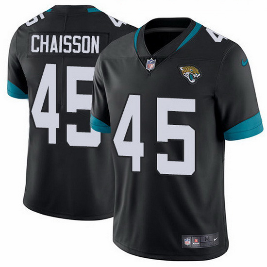 Nike Jaguars 45 K 27Lavon Chaisson Black Team Color Men Stitched NFL Vapor Untouchable Limited Jerse