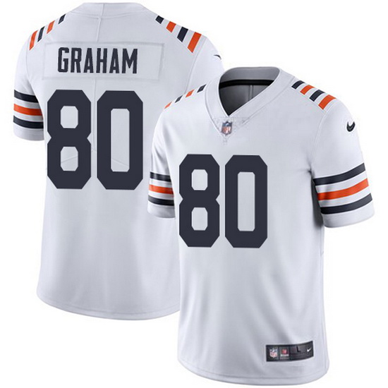 Nike Bears 80 Jimmy Graham White Men 2019 Alternate Classic Stitched NFL Vapor Untouchable Limited J