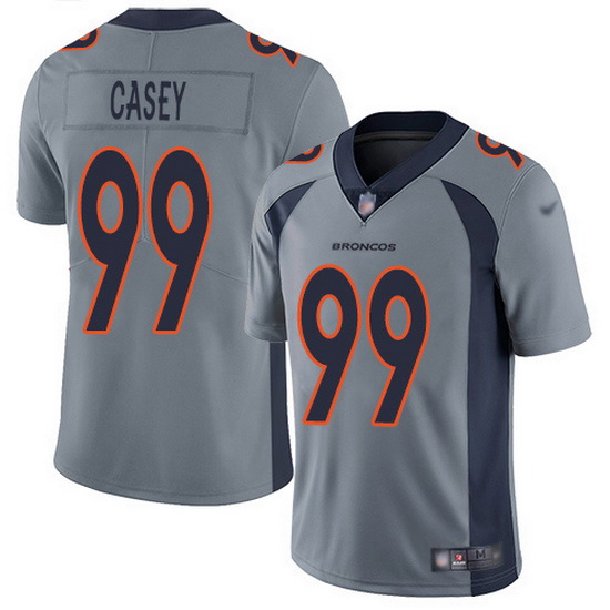 Nike Broncos 99 Jurrell Casey Gray Men Stitched NFL Limited Inve