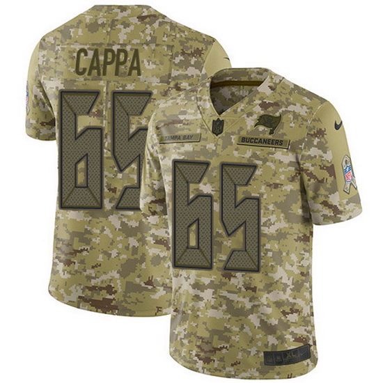 Nike Buccaneers 65 Alex Cappa Camo Men Stitched NFL Limited 2018