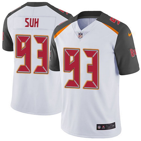 Nike Buccaneers 93 Ndamukong Suh White Men Stitched NFL Vapor Untouchable Limited Jersey