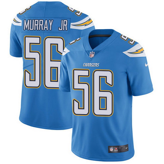 Nike Chargers 56 Kenneth Murray Jr Electric Blue Alternate Men Stitched NFL Vapor Untouchable Limite