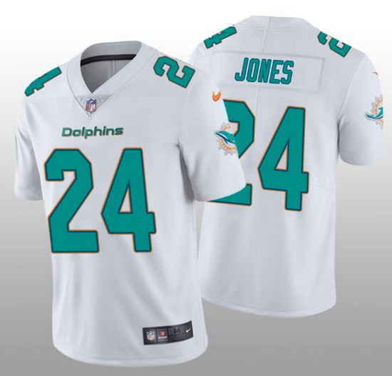 Nike Dolphins 24 Byron Jones White Vapor Untouchable Limited Jersey